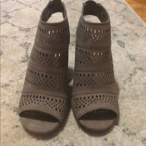 NWOT LC by Lauren Conrad open toe bootie